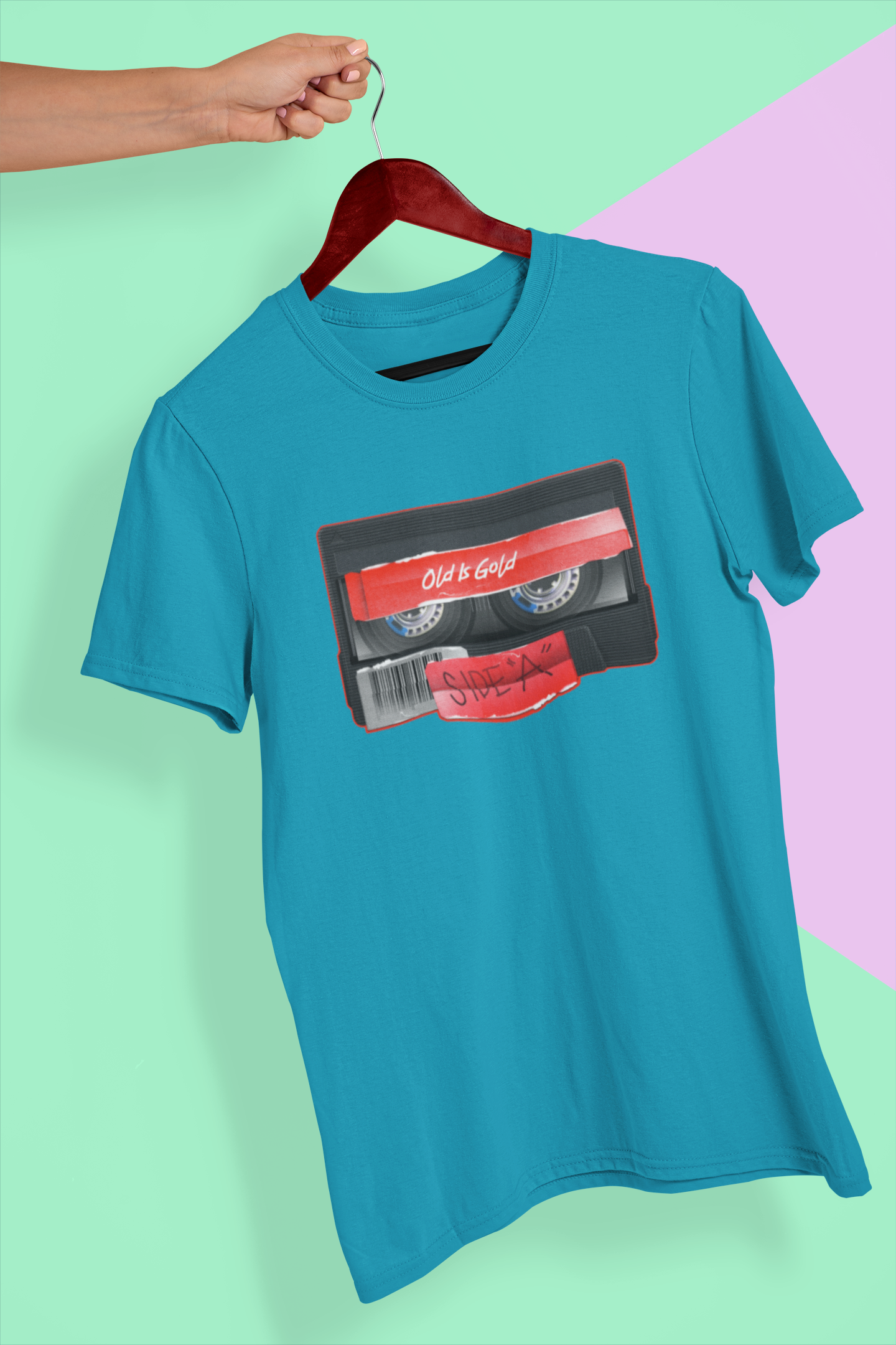 70000020- Old Is Gold Tape تركواز