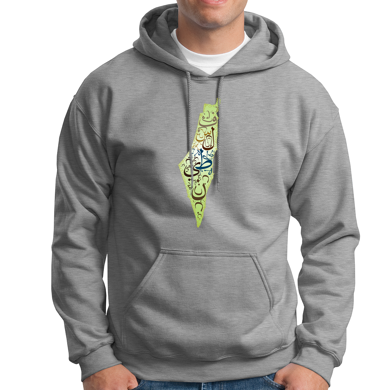 10000016 - هودي خارطة واحرف فلسطين سكني