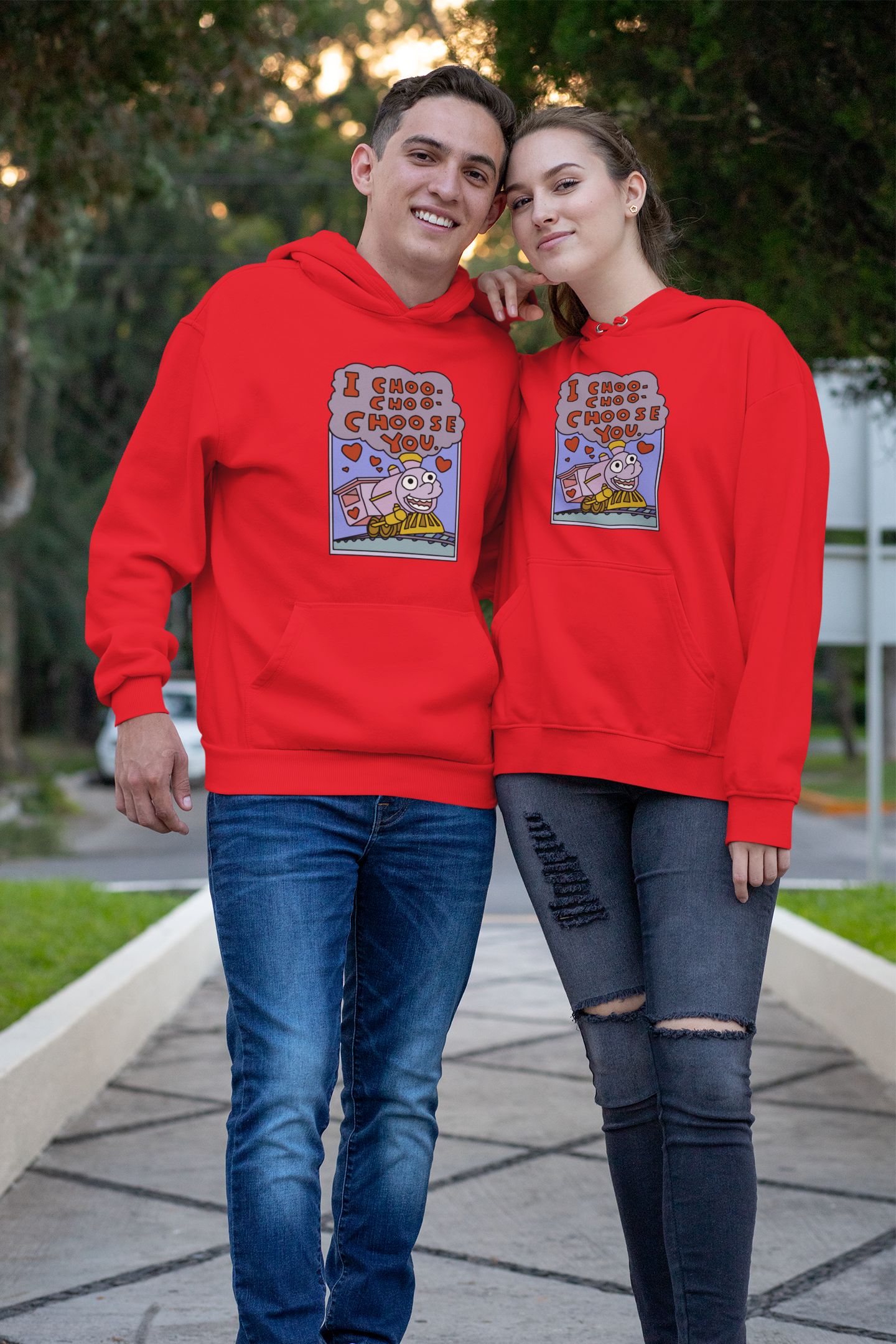 10000025 - I Choo Choose You أحمر