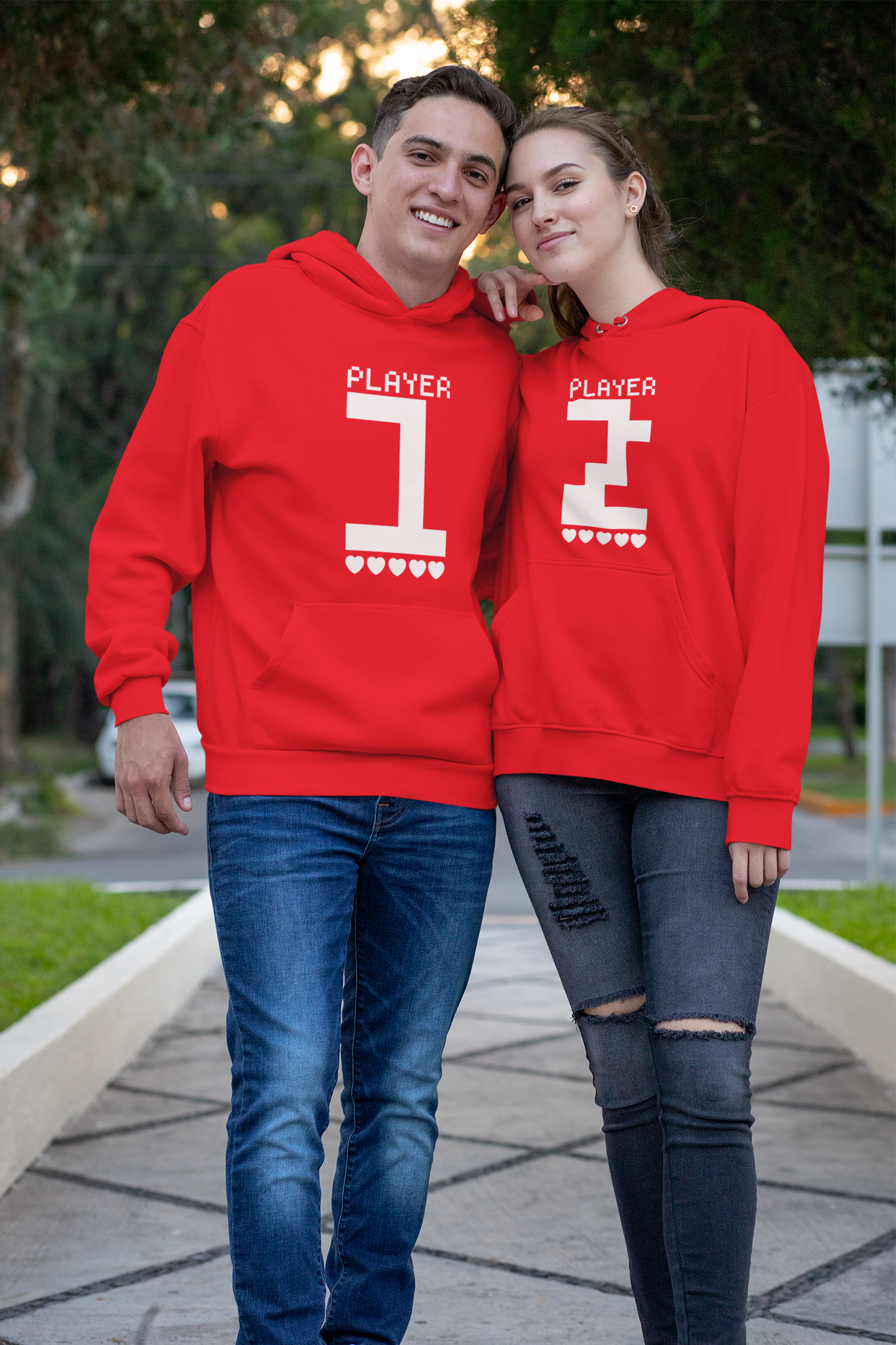 10000026 - Couple Players أحمر