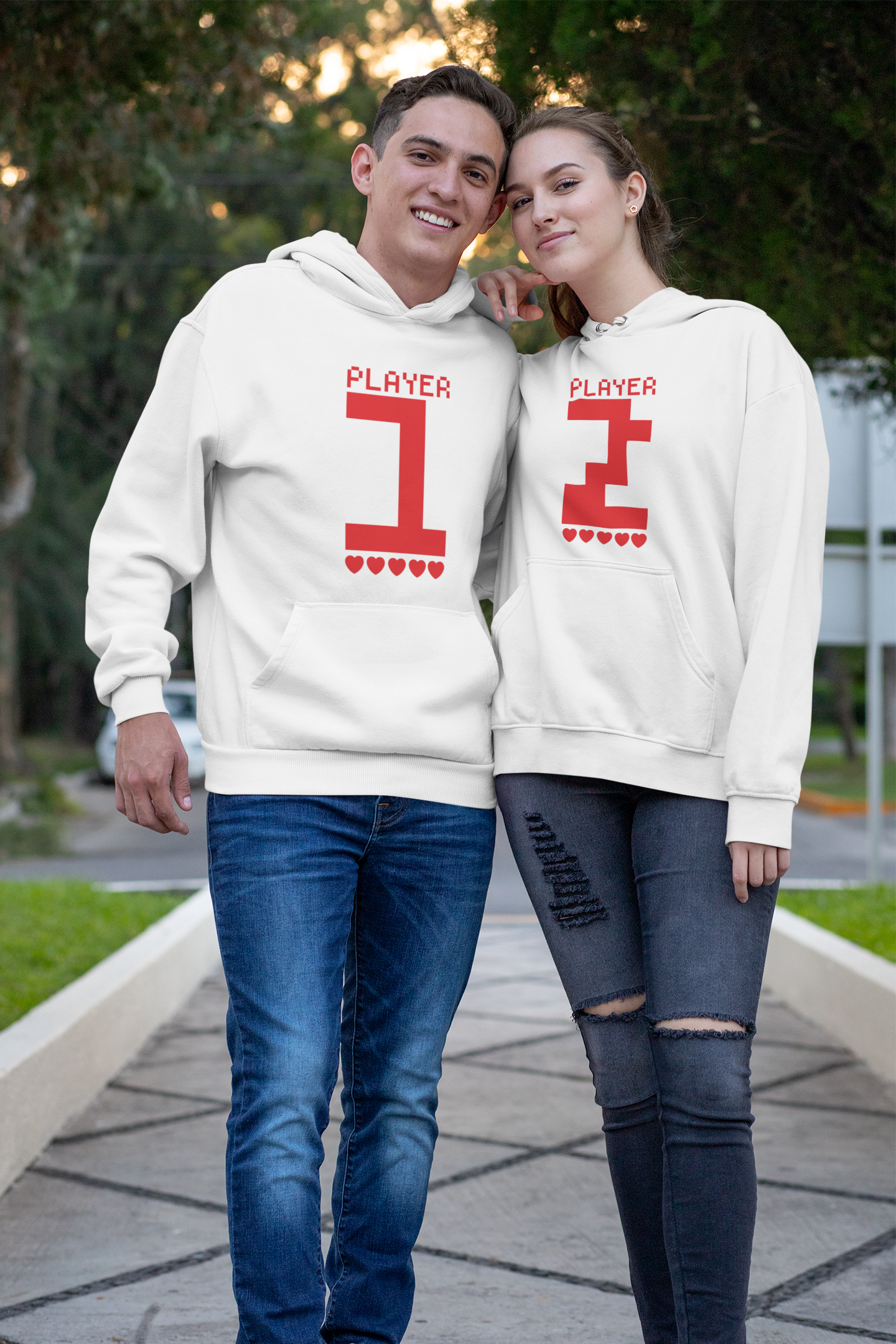 10000026 - Couple Players أبيض