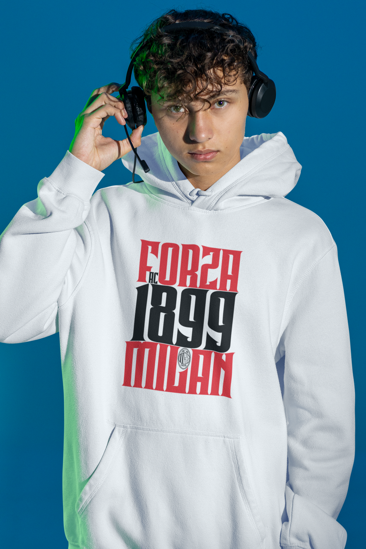 10000029 - Forza AC Milan 1899 أبيض